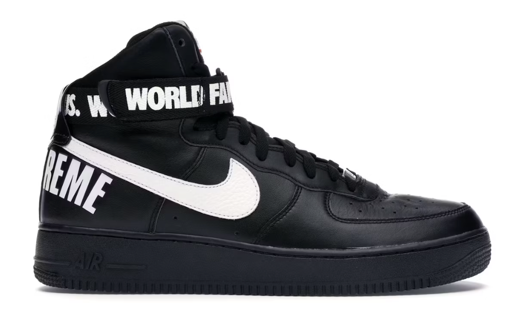 Nike Air Force 1 High Supreme World Famous Black
